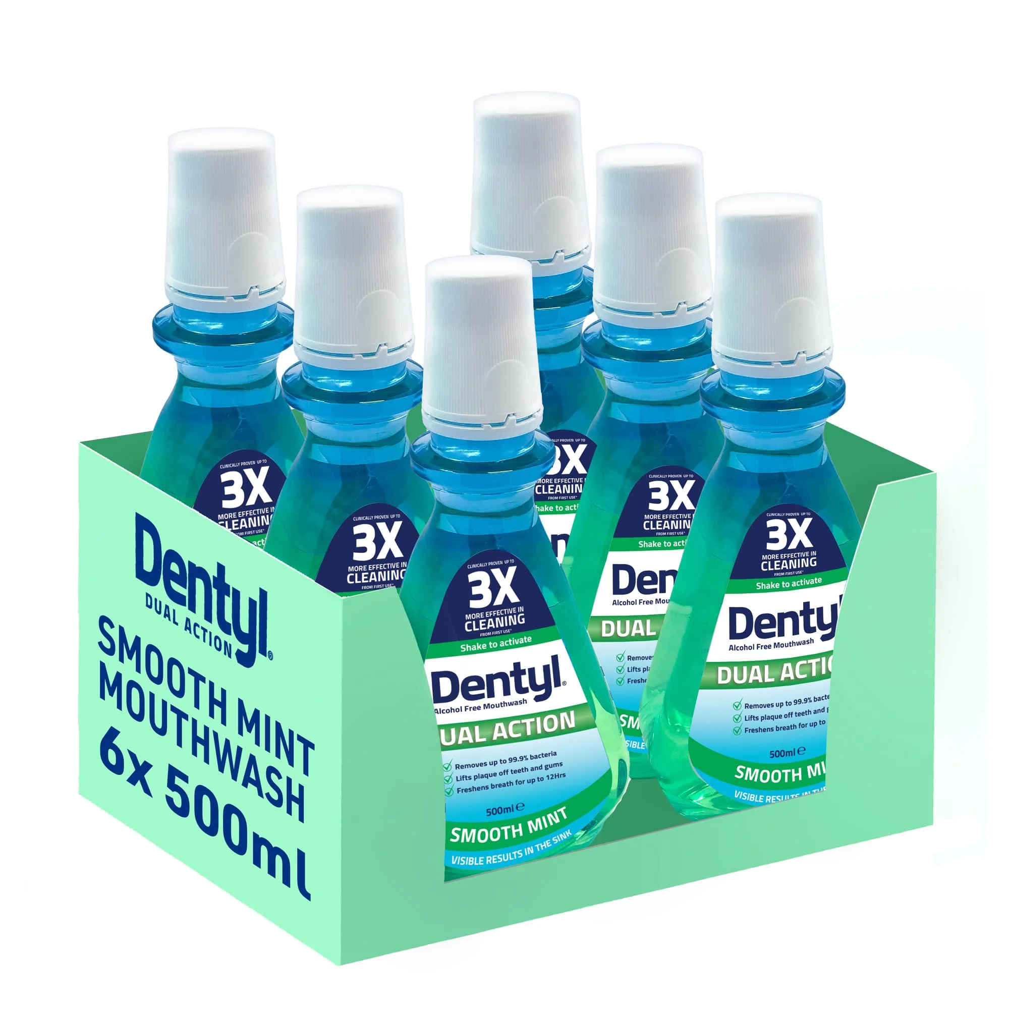 Dentyl Dual Action Smooth Mint, 6-pack box