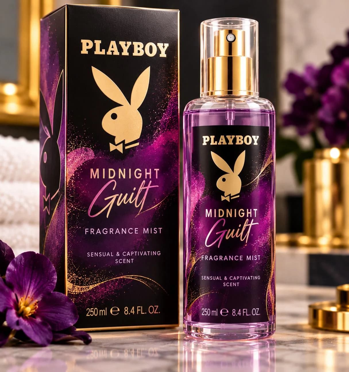 Playboy Midnight Guilt fragrance mist