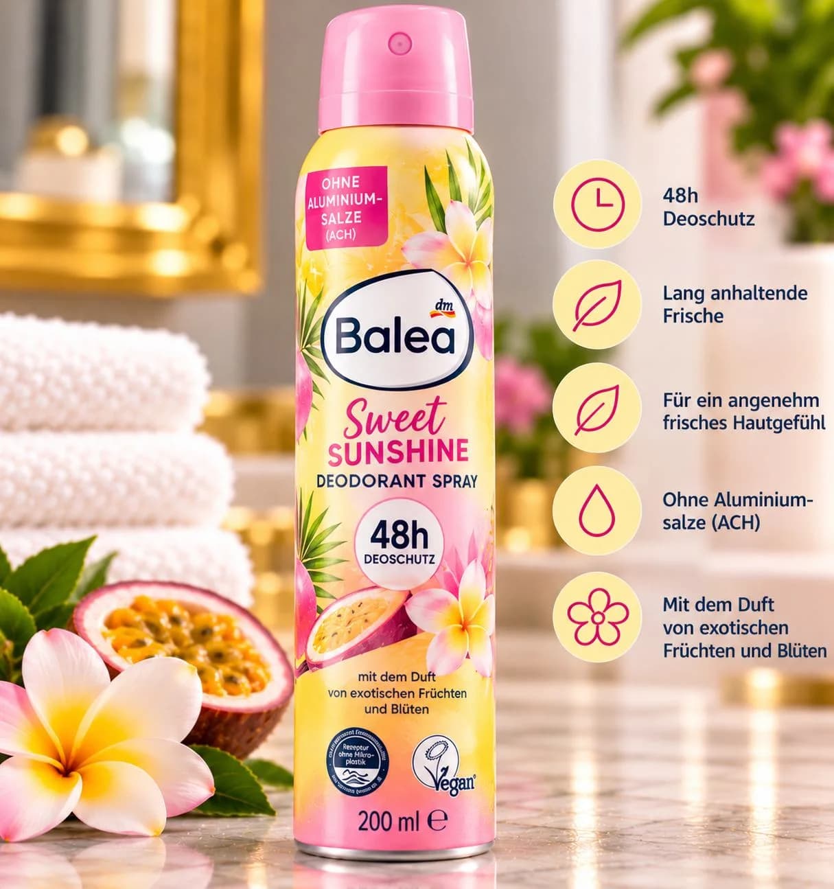 Balea Sweet Sunshine deodorant spray