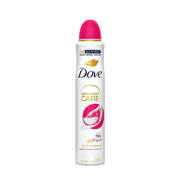 Dove Advanced Care Go Fresh Dragon Fruit & Coconut deodorant spray